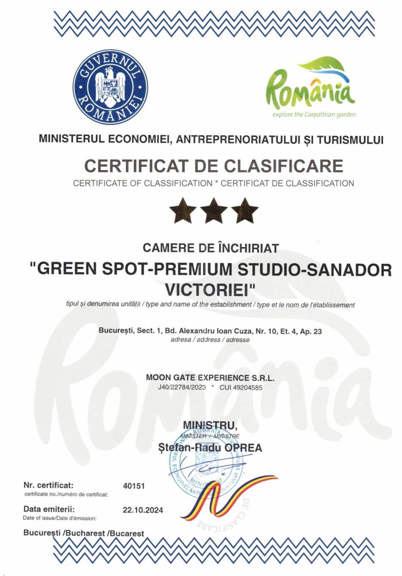 Green Spot - Premium Studio - Sanador Victoriei Bucareste Exterior foto